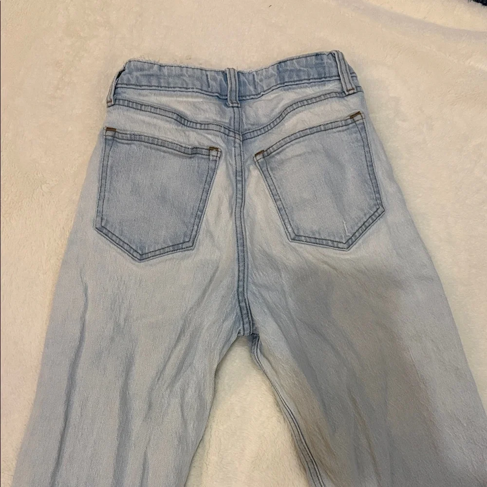 Abercrombie & Fitch Light Blue Straight Leg Jeans - Picture 3 of 3